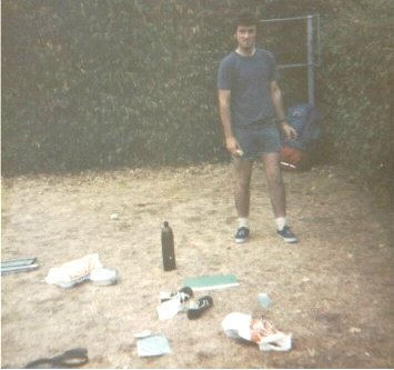 Hitch Hiking In France 1983 - Beaune Campsite