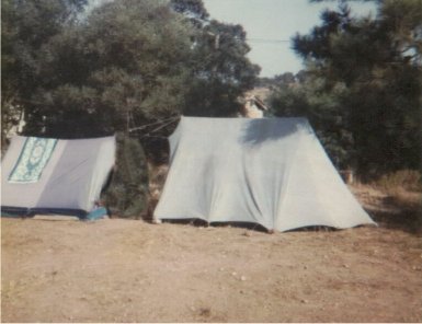 Hitch Hiking In France 1983 - Le Lavandou Campsite
