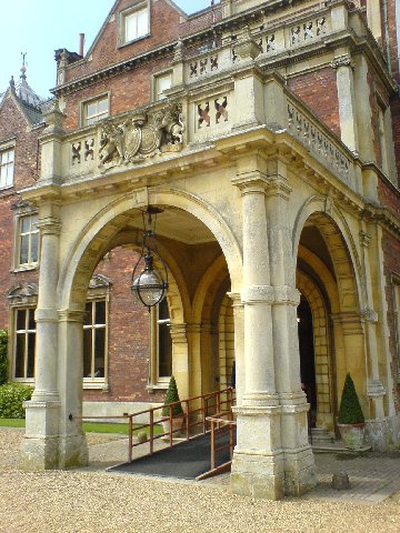 Front door of Sandringham House