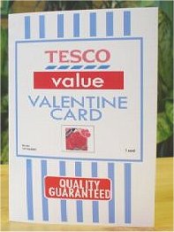 Tesco Valentine Card